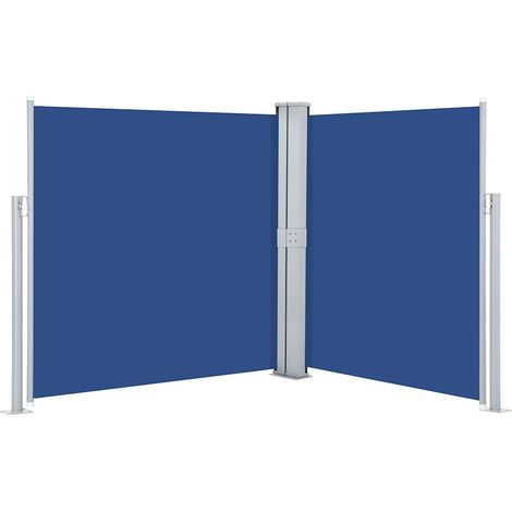 Maison Exclusive - Ausziehbare Seitenmarkise Blau 160 x 600 cm (1/5)