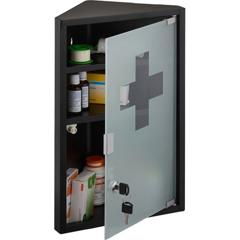 Botiquin con puerta de cristal