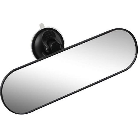 Un rétroviseur à ventouse, rétroviseur de voiture haute définition, matériau ABS, anti-éblouissement, compatible avec la plupart des voitures, SUV et camions (blanc). (1/5)