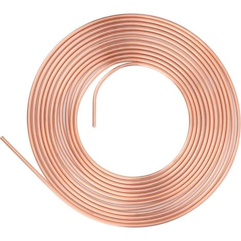 Kit de Tuyauterie en Cuivre-Nickel 3/16 de Pouce OD 25 Pieds avec Raccord et Bobine, Flexibilité Parfaite pour Ligne de Frein (1/5)