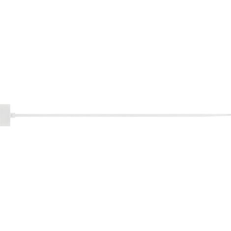 Colliers de serrage D'IDENTIFICATION nylon blanc 2.5X110
