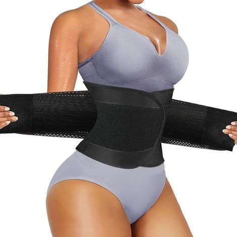Ceinture Lombaire Homme Femme, Ceinture de Sudation Ajustable, Amincissante Gaine Ventre Plat, Sport Soutien du Dos, Ceinture Amincissante pour Entraînement, Fitness, Sport (1/5)