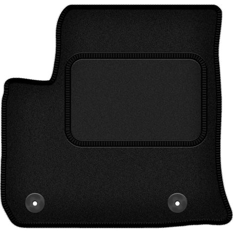 Alfombrilla de conductor negra para: Opel e-Corsa F hatchback (2019-)