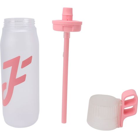 Air Water Up Trinkflasche mit Aromakapseln, Strohhalm, Duftspender, schnellem Durchfluss, auslaufsicher, 650 ml, Pink – ideal für Outdoor-Sportarten (1/5)