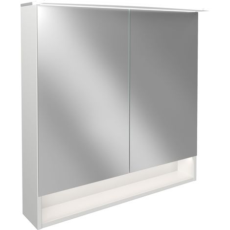 FACKELMANN B.Style LED Spiegelschrank 80 cm Korpusfarbe: Weiß (1/5)