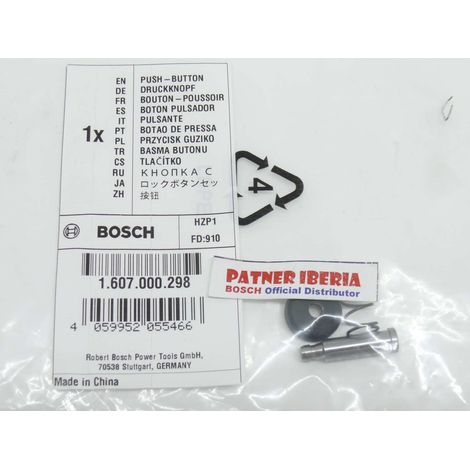 Repuesto original BOSCH 1607000298  Pulsador