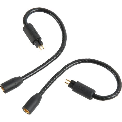 Câble adaptateur MMCX vers 2 broches 0,78 mm compatible avec AS10, AS06, AS10 ZST, AS06, AS10 ZST, ZS3, ZS4, ZS5, ZS6, ZS10 et ES3 (1/4)