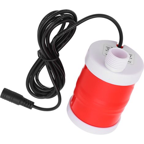 Tauchpumpe, 6 m Förderhöhe, bürstenloser Gleichstrommotor (12 V, 20 W), 700 l/h, leise, für den Hausgebrauch (1/5)