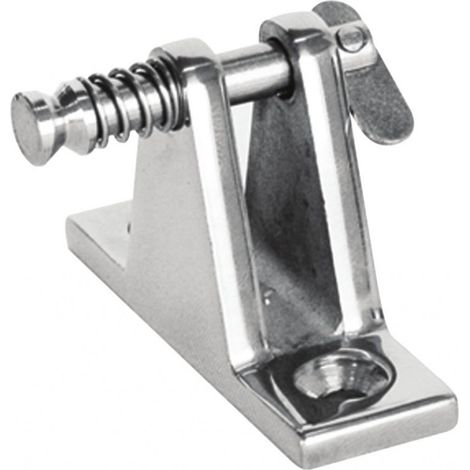Platine de bimini inox droite - ORANGEMARINE -