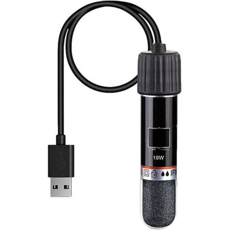Chauffage USB pour Aquarium 10W Mini-Chauffage d'Aquarium avec Thermostat, Thermostat pour Aquarium Chauffage (1/5)