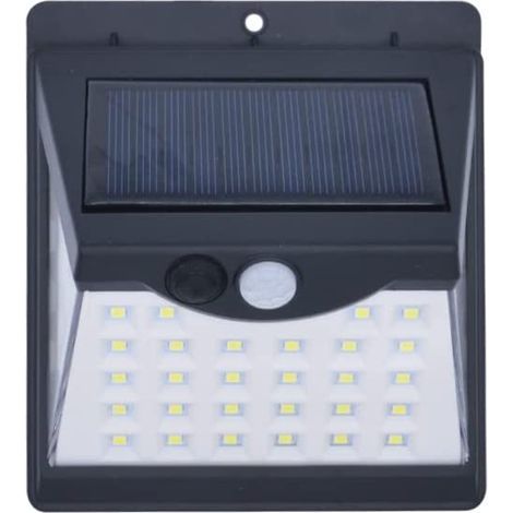 Applique Solaire avec Détecteur de Mouvement pour l'Extérieur - Panneau Solaire Rechargeable avec 3 modes - Ouverture 270° et 8 heures d'autonomie - Spot étanche IP65 (1/5)