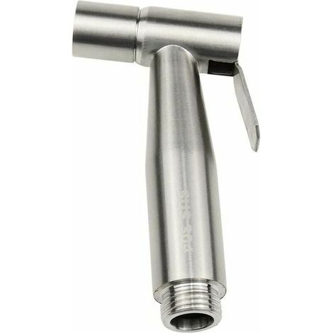 Basetbl – Douchette bidet manuel en acier inoxydable 304 – Pulvérisateur pour hygiène personnelle – Installation murale recommandée – Argent (1/5)