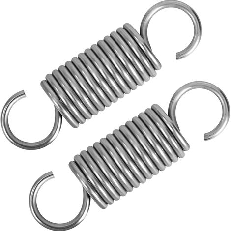 Ressort de Traction 70mm Ressorts de Tension avec Crochets Ressorts en Acier Inoxydable Diamètre du Fil 2,5mm Diamètre Extérieur 20mm Force 13KG 2 Pièces (1/5)