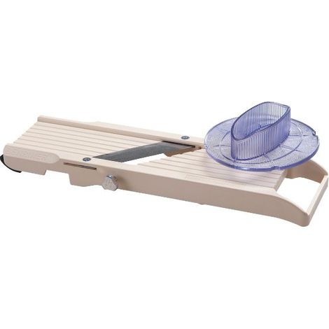 Tellier Mandolina PREMIUM Benriner in acciaio inox con lame intercambiabili