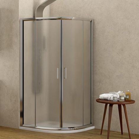 Box doccia semicircolare 90x90 cristallo opaco altezza 180cm  K400 kamalu