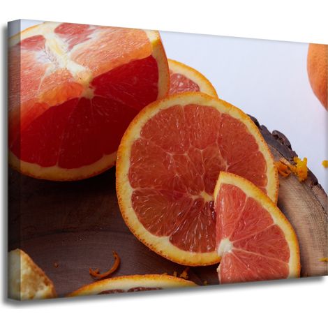 Leinwanddruck Küche Rot Orange 40x30