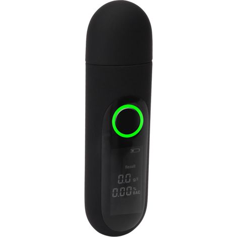 Éthylotest Numérique à Capteur Précis Écran LCD HD USB Rechargeable Compact pour Usage Domestique Noir (1/5)