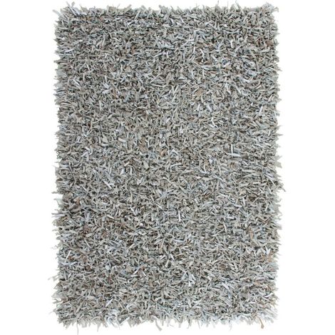 Tapis fait main terence gris 310 - 80 x 150 cm (1/4)