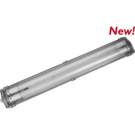 REGLETTE PORTATUBO DOPPIO IP65  60CM