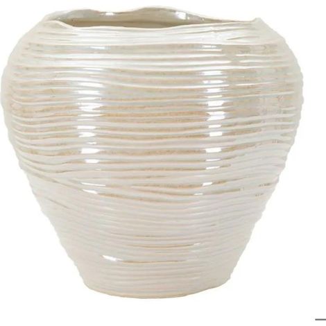 Dekorativer vase mauro ferretti rund perle 27x24 cm