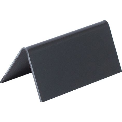 Chevalet de table en PVC noir de dimensions 10 x 5 cm - Lot de 5 (1/3)