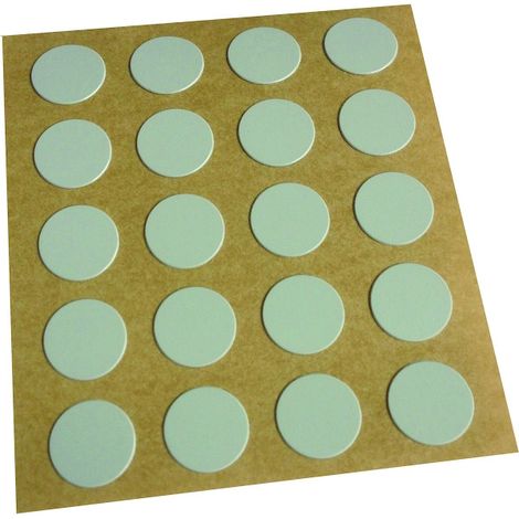 Cache pour ferrure d'assemblage pour meuble 712 - Gris (Sachet de 100) - PRUNIER
