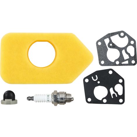 Convient pour B & S 490 200 0011 Accessoires de jardin Filtre à air 698369 Coton filtrant (1/4)