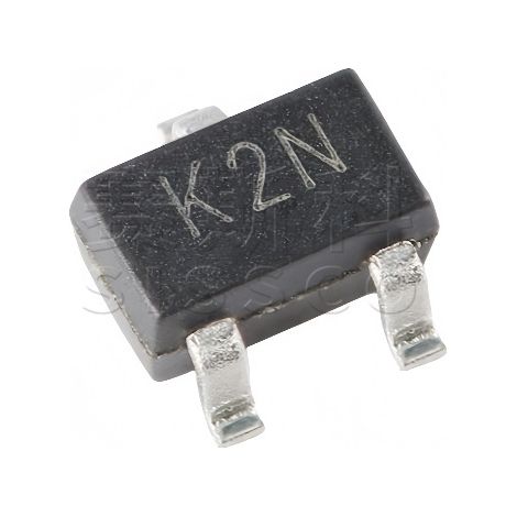 Original Changdian/Changjing MMST3904 surface mount transistor, screen printed K2N SOT-323 NPN40V/200mA, electronic component chip, 5 pieces per pack.