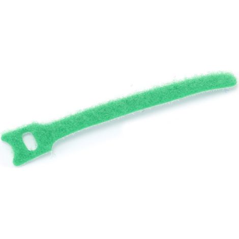 DAYTOOLS Attaches-câbles, 125x12 mm, fermeture velcro, vert, lot de 10