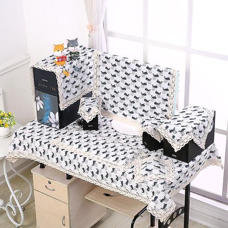 8 Pices(la Baleine), Protections Crans Tv Housse De Protection D'cran Tv/ordinateur Pour Anti-poussire Et Dcorative Housses De Tlvision Intrieures (1/5)