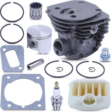 Pour Husqvarna 353 351 350 346XP Pour pièce de tronçonneuse, kit de cylindre 45 mm, 537253002, 537253102 (1/5)