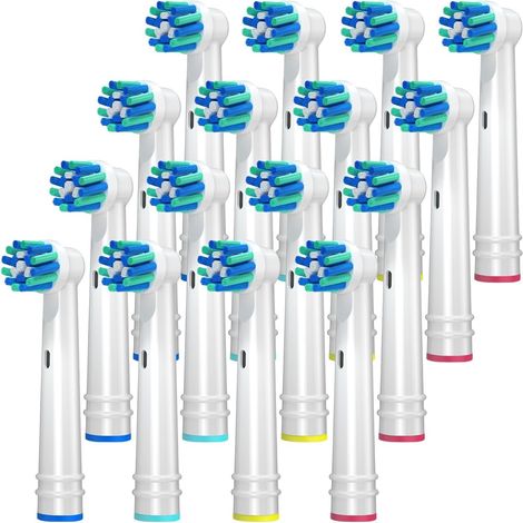 Cross Action Toothbrush Heads Compatible with Oral B, Replacement Brush Head for Oral B, Replacement Brushes for Professional Care Vitality Pro Smart Genius Series (1/5)