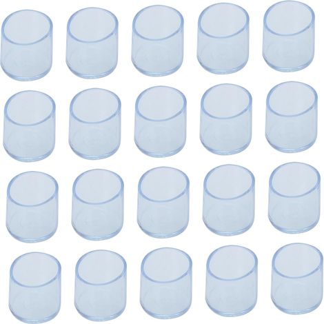 Protections transparentes en PVC pour pieds de chaise, antidérapantes (1/5)