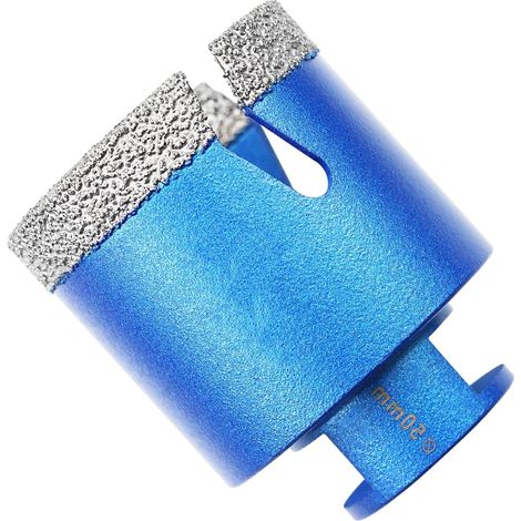 Foret diamant pour carrelage 50 mm avec filetage M14 pour perçage à sec dans la porcelaine, le carrelage, le granit, le marbre et la céramique, convient pour meuleuse d'angle (1/5)