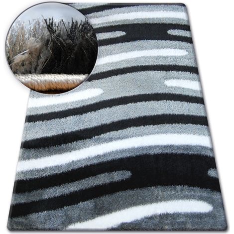 Teppich SHAGGY VERONA B057 grau grey 80x150 cm