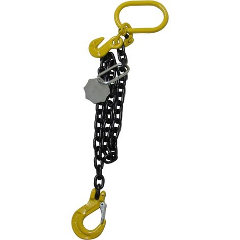 Lifting Chain Sling Grade 80 - Single Leg 1.5T (1500KG Bulk Bag Lifter G80)