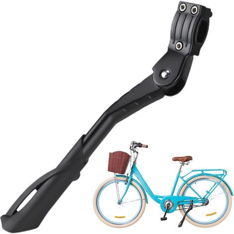 Verstellbarer Fahrradständer aus Aluminiumlegierung, hintere Seitenstütze für Mountainbikes und Falträder