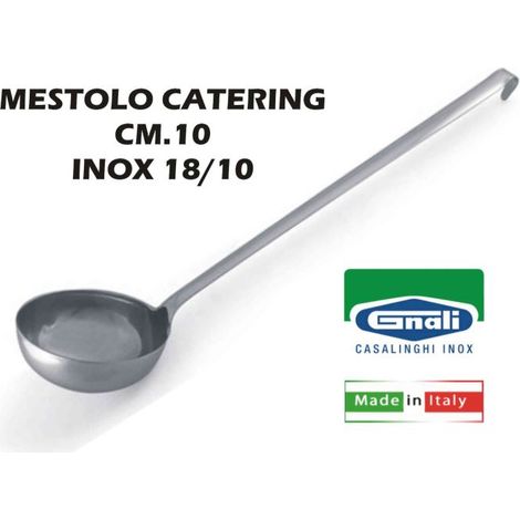 Gnali mestolo unipezzo pesante acciaio 18/10 25 cl