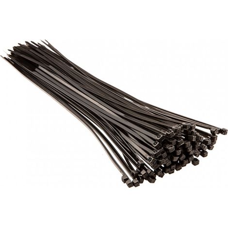 Bridas para cables de 3,6 x 300 mm, 100 unidades.