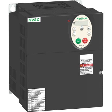 Variatore di velocità ATV212 - 11 kW - 15 HP - 480 V - trifase - EMC - IP21 - ATV212HD11N4