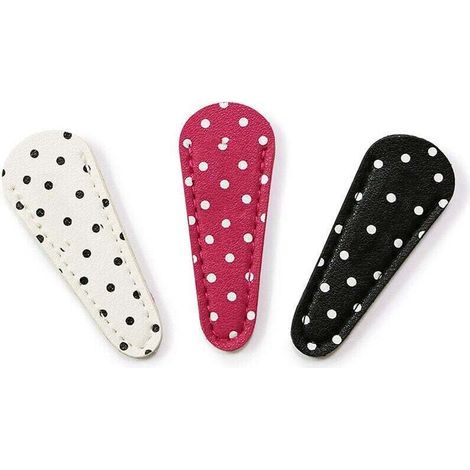 Custodia protettiva in pelle per forbici (3 pezzi) Bianco, rosa, rosso, nero (1/4)