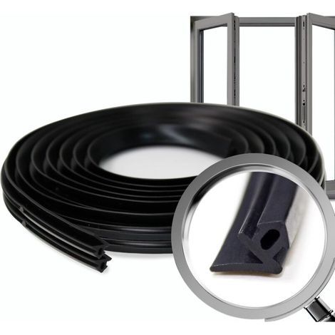 S-1125 Window Seal (20m) Insulating window seal for maximum airtightness. Flexible and weather-resistant rubber seal, perfect for improved insulation on aluminum windows.