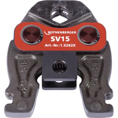 Rothenberger Compact SV 15 Mâchoire de sertissage 15 mm ( 015262X ) pour sertisseuses de 19 kN