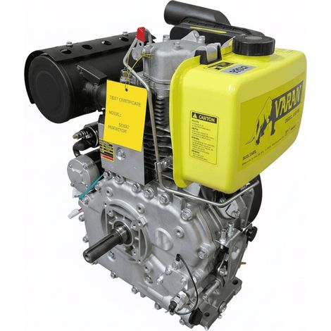 Varan Motors - 92687 MOTORE DIESEL MONOCILINDRICO VERTICALE DA 18CV 660cc CON USCITA DA 1'' (25,4mm) + AVVIAMENTO ELETTRICO