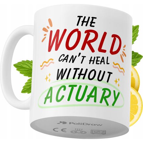 Tazza divertente e umoristica per un attuario, ideale per caffè e tè, con grafica e testo divertenti. Perfetta per compleanni, onomastici e festività. Tazza premium per occasioni speciali, per casa, u (1/5)