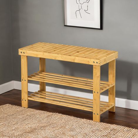Console en bambou 70 x 28 x 45 cm (1/5)