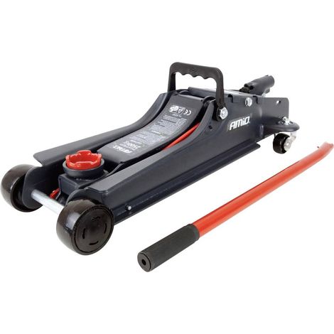 Cric idraulico a basso profilo Frog 2.5T 2500 kg CE AMIO-02501 (1/2)