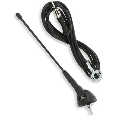 Sound-way Antenne de Toit 19 cm Embout de Rechange Voiture Radio AM/FM/Dab Autoradio 23cm Remplacement Universelle Auto filettage M4 M5 M6
