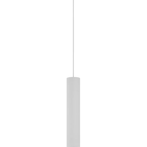 Lampada a Sospensione LED Tubolare Alp Space 5W CCT Switch 2700K-3200K-4000K Fascio 45° Bianco Opaco - Beneito & Faure (1/4)