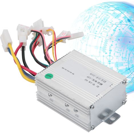 Contrôleur de Vitesse 500W 12V pour Moteur à Balais de Scooter Électrique - Régulateur de Puissance (1/5)